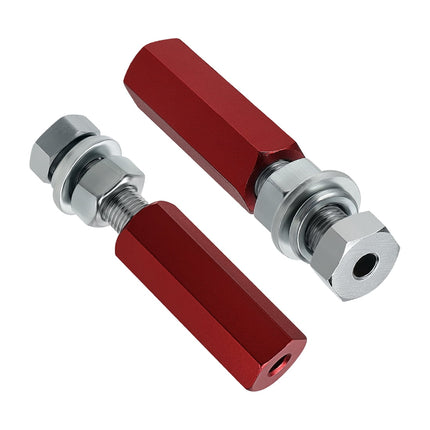M MATI Quick Release Flag Pole Holder Red Hold 1/4' Flag Poles for ATV UTV Motorcycle Dirt Bike All Year,2Pcs.