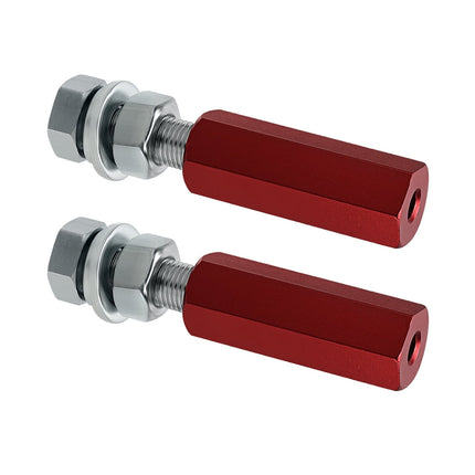 M MATI Quick Release Flag Pole Holder Red Hold 1/4' Flag Poles for ATV UTV Motorcycle Dirt Bike All Year,2Pcs.
