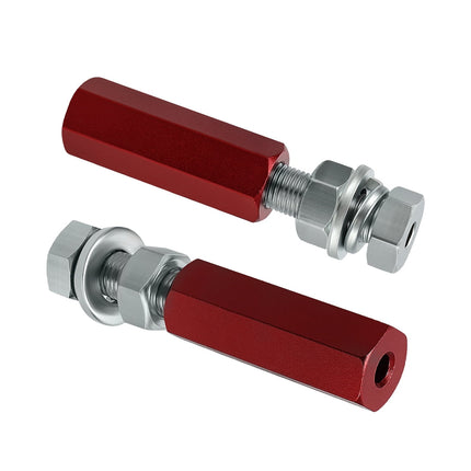 M MATI Quick Release Flag Pole Holder Red Hold 1/4' Flag Poles for ATV UTV Motorcycle Dirt Bike All Year,2Pcs.