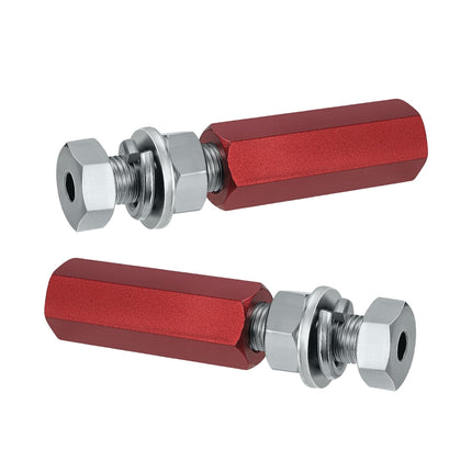 M MATI Quick Release Flag Pole Holder Red Hold 1/4' Flag Poles for ATV UTV Motorcycle Dirt Bike All Year,2Pcs.