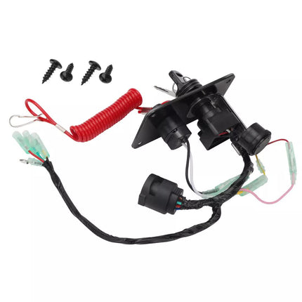 M MATI Main Switch Panel Single Engine Key Switch Panel Assembly for Yamaha Outboard 704-82570-12-00 704-82570-08-00.