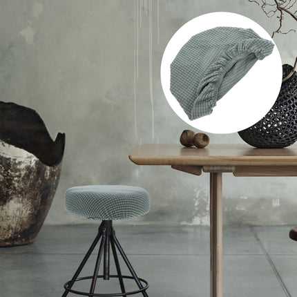 Ortofally Bar Stool Covers Stretchy Round Chair Covers Slipcover Washable Stool Cushion Elastic Bar Chair Covers Grey 1.60X1.50X1.50CM Green.