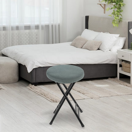 Ortofally Bar Stool Covers Stretchy Round Chair Covers Slipcover Washable Stool Cushion Elastic Bar Chair Covers Grey 1.60X1.50X1.50CM Green.