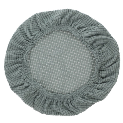 Ortofally Bar Stool Covers Stretchy Round Chair Covers Slipcover Washable Stool Cushion Elastic Bar Chair Covers Grey 1.60X1.50X1.50CM Green.