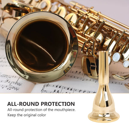 Ortofally Tuba Brass Tuba Great Gift for Tuba Replacement Tuba Parts 13. 3mm Musical Instrument Tuba Accessory 17.60X15.30X5.00CM Golden.