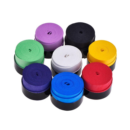 SWETRACE Tennis Racket Grip Tape Sticky Fabric 10Pack 1In 10pcs Assorted Color.