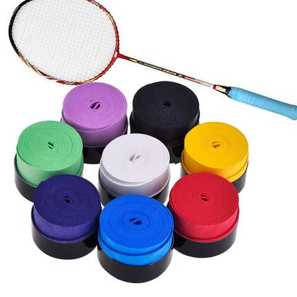 SWETRACE Tennis Racket Grip Tape Sticky Fabric 10Pack 1In 10pcs Assorted Color.