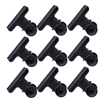 SWETRACE Coating Note Clips Rectangular Document Holding 15Pcs 2In 5*4.7cm Black.