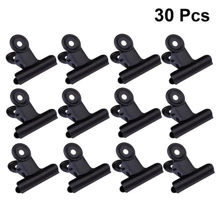 SWETRACE Coating Note Clips Rectangular Document Holding 15Pcs 2In 5*4.7cm Black.