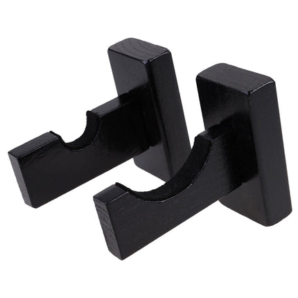 Ortofally Baseball Bat Display Hanger Wall Mounted Horizontal Baseball Bat Holder Hockey Wall Container for Home Office M Black.