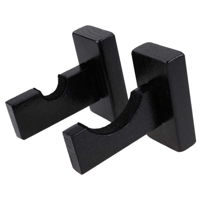 Ortofally Baseball Bat Display Hanger Wall Mounted Horizontal Baseball Bat Holder Hockey Wall Container for Home Office M Black.