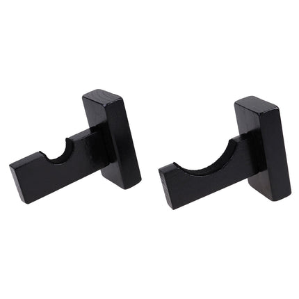 Ortofally Baseball Bat Display Hanger Wall Mounted Horizontal Baseball Bat Holder Hockey Wall Container for Home Office M Black.