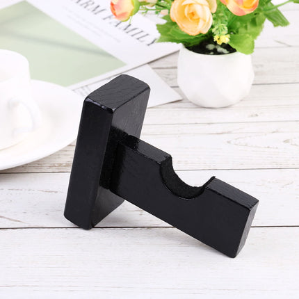 Ortofally Baseball Bat Display Hanger Wall Mounted Horizontal Baseball Bat Holder Hockey Wall Container for Home Office M Black.