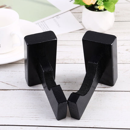 Ortofally Baseball Bat Display Hanger Wall Mounted Horizontal Baseball Bat Holder Hockey Wall Container for Home Office M Black.