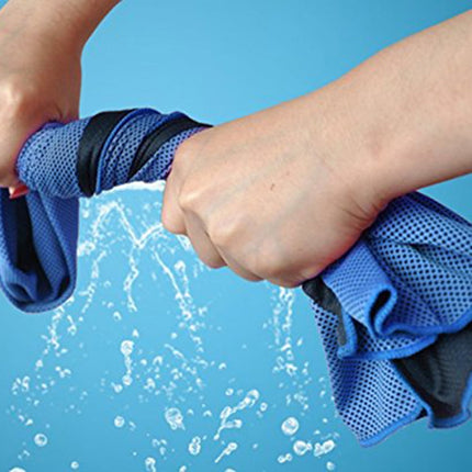 SWETRACE Instant Cooling Towel for Neck Fever Relief 1Set 100.00X30.00X0.20CM Grey.