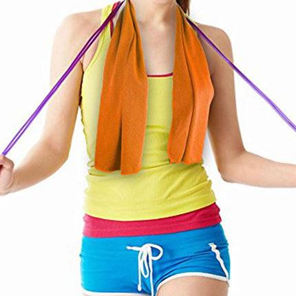 SWETRACE Instant Cooling Towel for Neck Fever Relief 1Set 100.00X30.00X0.20CM Grey.