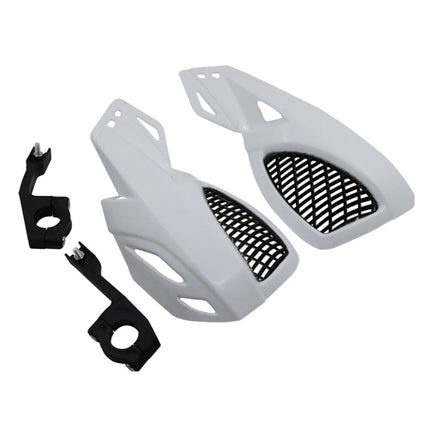SWETRACE Protect Motorcycle Handlebars Motorbike Handguard Abs White 1 Pair 24.00X12.00X10.00CM White.