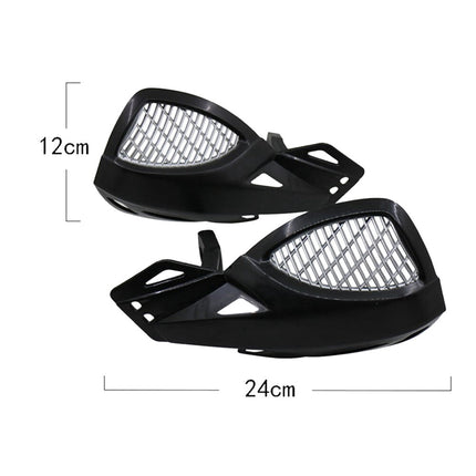 SWETRACE Protect Motorcycle Handlebars Motorbike Handguard Abs White 1 Pair 24.00X12.00X10.00CM White.