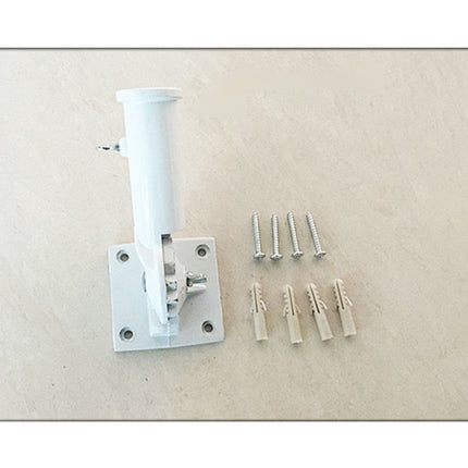 Worgeous Flag Pole Accessories Universal Holder Wall Mount Poles Bridegroom White.