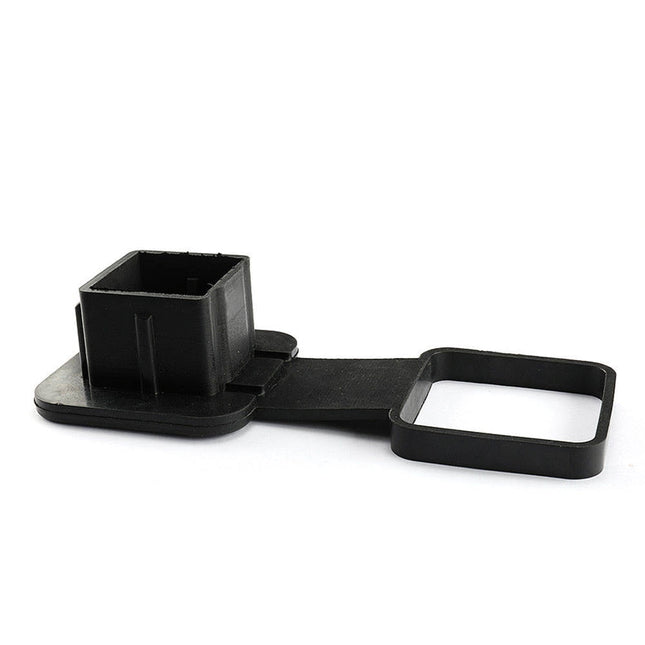 Worgeous Rubber Trailer Tube Protector Insert Tow Trailer Hitch Cover Car Accessories for 18 Inch Receivers (Black).
