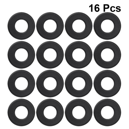SWETRACE Foosball Tables Equipment 16Pcs 0.66In Black PVC Foosball Table Parts.