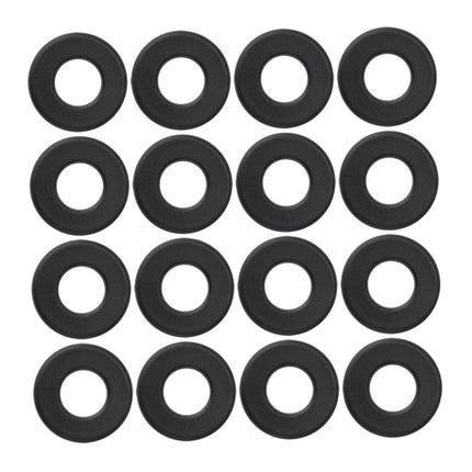 SWETRACE Foosball Tables Equipment 16Pcs 0.66In Black PVC Foosball Table Parts.