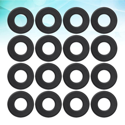SWETRACE Foosball Tables Equipment 16Pcs 0.66In Black PVC Foosball Table Parts.