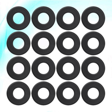 SWETRACE Foosball Tables Equipment 16Pcs 0.66In Black PVC Foosball Table Parts.