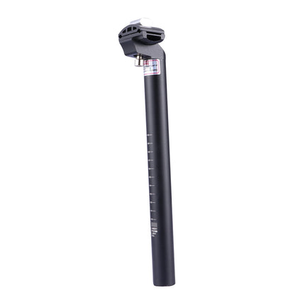 Worgeous 30.8mm Aluminum Alloy Seatpost Mountain Bike Bike Seat Tube Seat Post for Most Road Bike Downhill Bike Track Bike Fixed Gear (Black).