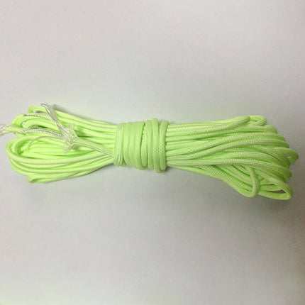 Worgeous 5pcs Outdoor 1 Meter Night Nine-core Umbrella Ropes Parachute Cord Glowing in the Dark.