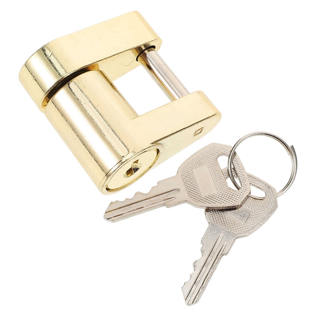 SWETRACE High Security Padlock Zinc Alloy Golden 1Pack For Hitch Security.