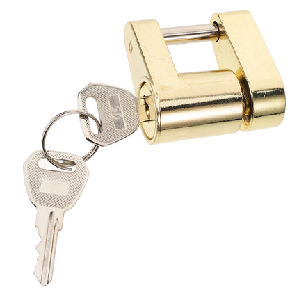 SWETRACE High Security Padlock Zinc Alloy Golden 1Pack For Hitch Security.