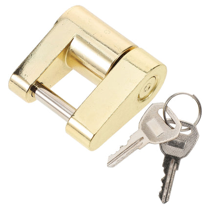 SWETRACE High Security Padlock Zinc Alloy Golden 1Pack For Hitch Security.