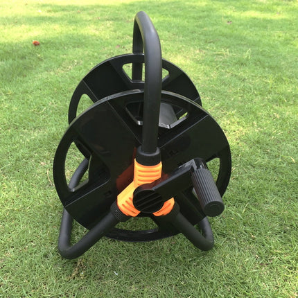 SWETRACE Garden Water Hose Reel Hose Reel Black Stainless Steel 1Pcs.