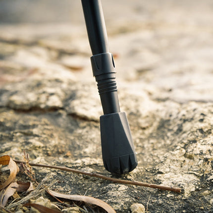 Worgeous Durable Trekking Cane Tips with Metal Gasket for Hiking Poles 8 Pieces Black.