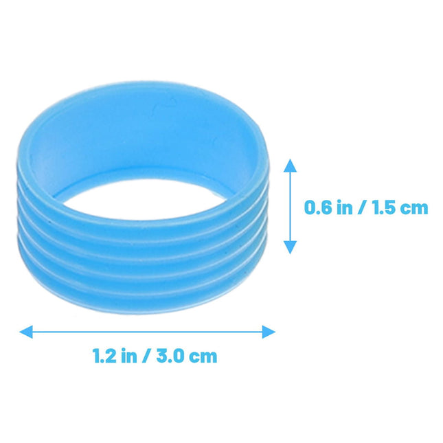 Worgeous Tennis Racket Grip Bands with Absorbent Sweatbands for Comfortable Handle 5PCS Assorted Color Fits.