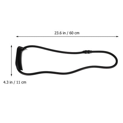 SWETRACE Resistance Bow Trainer Archery Band Rubber Black 1 Bow Training Equipment.