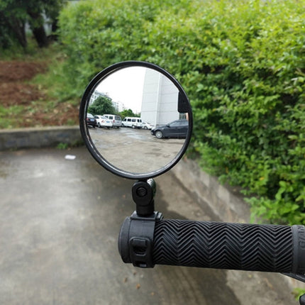 Worgeous Rearview Mirror Cycling Handlebar Mirrors Convex Handles Black.