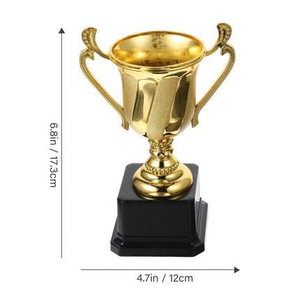 SWETRACE Trophy Golden Plastic 1Pack 6.8x4.7x2.4in.
