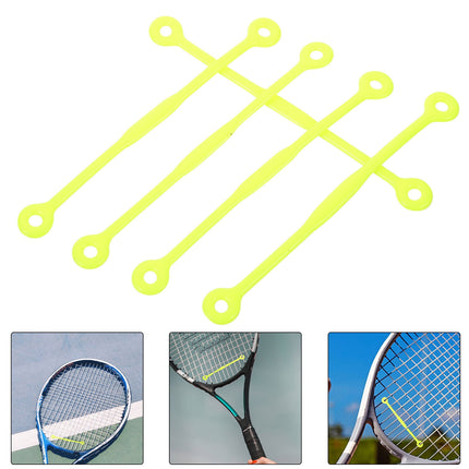 SWETRACE Tennis Dampeners for Racquet Green 5Pcs 12x0.39in.