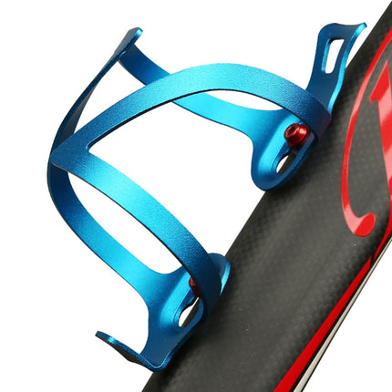Worgeous Bike Water Bottle Rack Aluminium Alloy Mountain Bike Water Bottle Holder Bike Accessories (Blue).