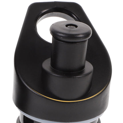 Worgeous 2 Pcs Straw Lid Drink Sports Bottle Lunch Black.