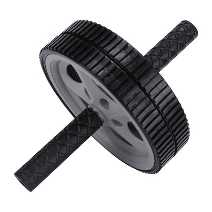 Worgeous Ab Wheel Workout Gym Equipment for Home Toddler Fitness Grey.