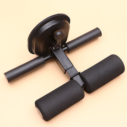 SWETRACE Abdominal Muscle Trainer Sit Up Tool Steel Black for Home Workout 1Pack.