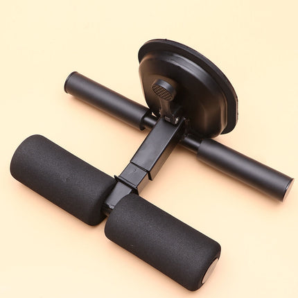 SWETRACE Abdominal Muscle Trainer Sit Up Tool Steel Black for Home Workout 1Pack.