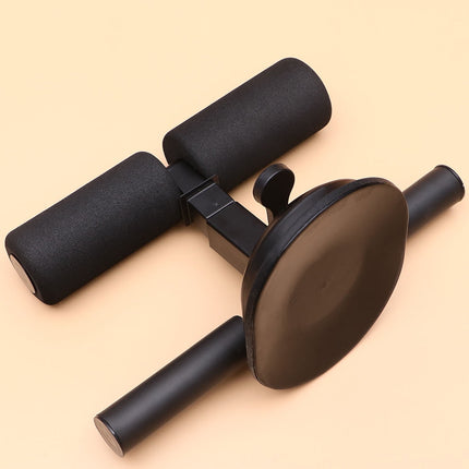 SWETRACE Abdominal Muscle Trainer Sit Up Tool Steel Black for Home Workout 1Pack.