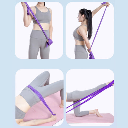 Worgeous 3 Pcs Yoga Elastic Band Resistance Bands Fabric Stretching Strap Fitness.