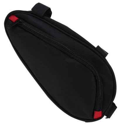 SWETRACE Bike Triangle Handlebar Bags Black Waterproof 1Pcs 9.84x4.33x3.14in.