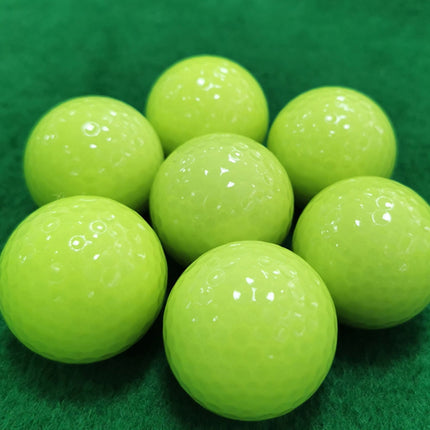 Worgeous Durable Fluorescent Golf Balls for Playing Automatic Light Absorbing Night Green 6pcs.