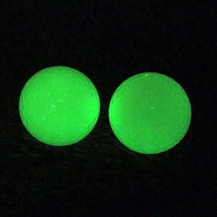 Worgeous Durable Fluorescent Golf Balls for Playing Automatic Light Absorbing Night Green 6pcs.